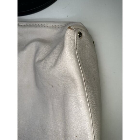 MICHAEL KORS Ivory/Cream Pebbled Leather Tote - Picture 8 of 11